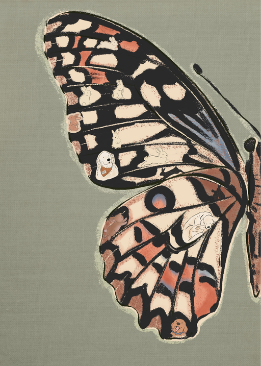 Art print : The butterfly effect